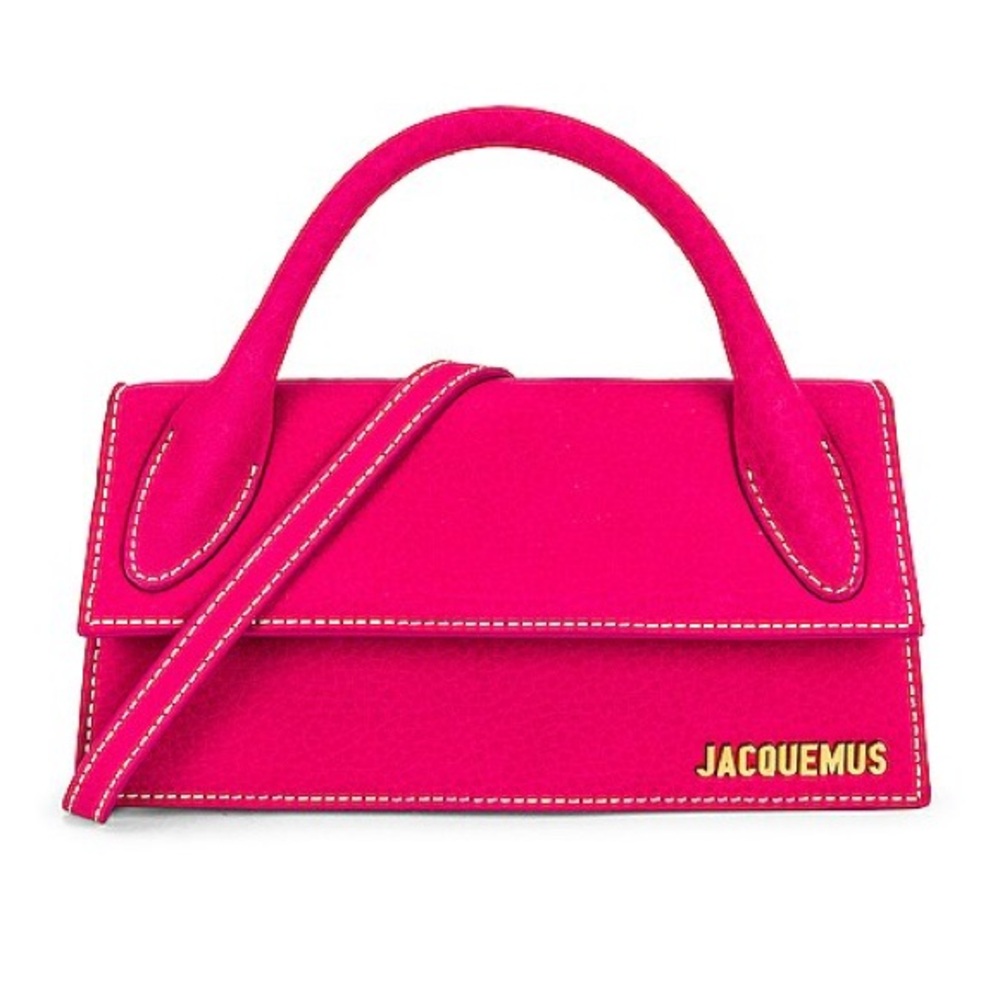 JACQUEMUS Le Chiquito Long Bag in Pink